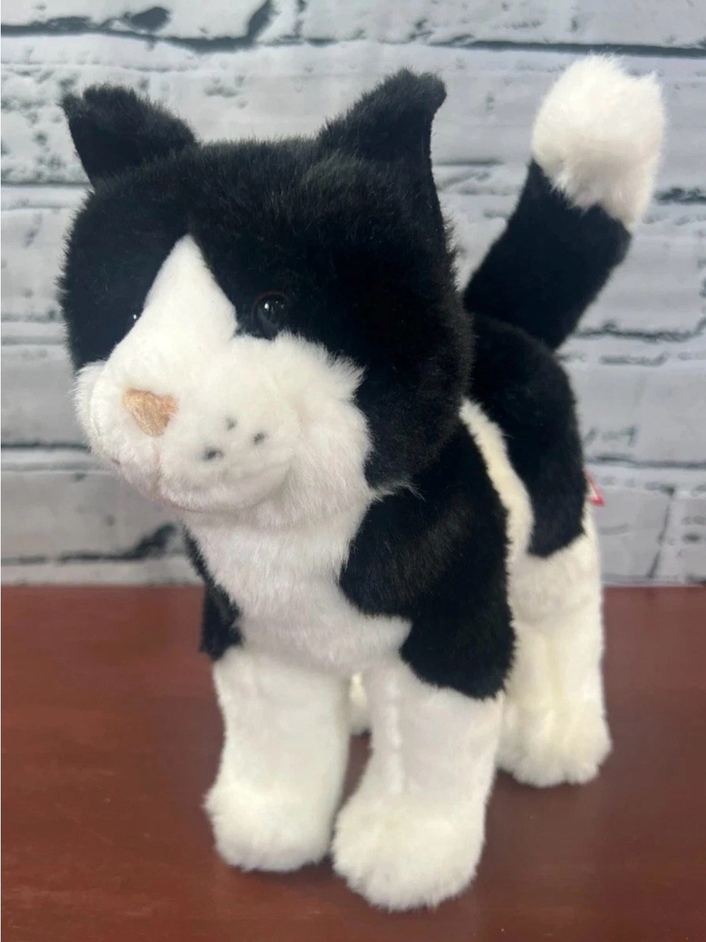Douglas Plush Black and White Cat